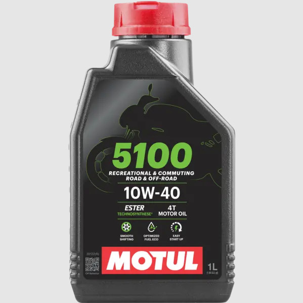 MOTUL 5100 ESTER/SYNTHETIC ENGINE OIL 10W40 – 1 LITER