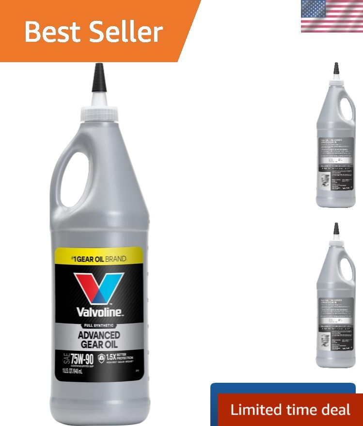 Advanced 75W-90 Synthetic Gear Oil – 1 QT for Extreme Conditions & Smooth Shifts