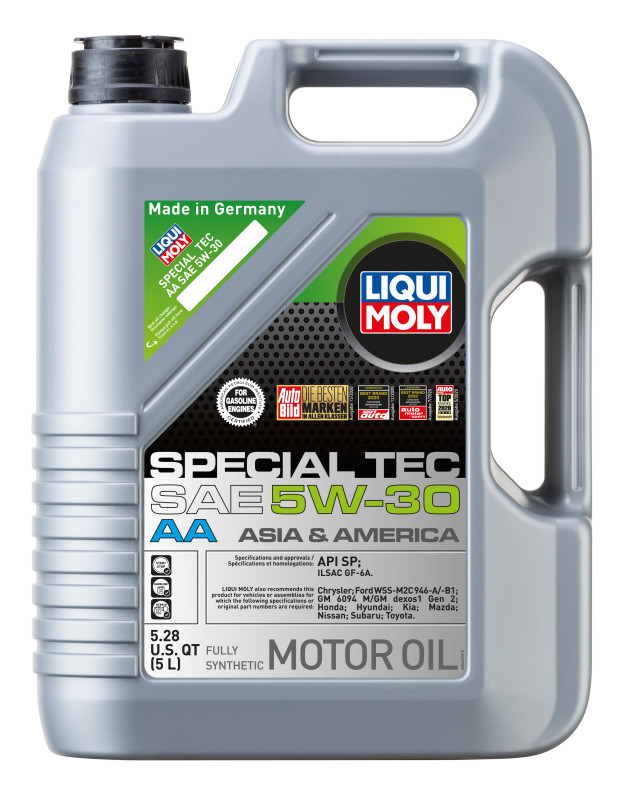 LIQUI MOLY 5L Special Tec AA SAE 5W30 Synthetic Motor Oil for Gasoline Engines