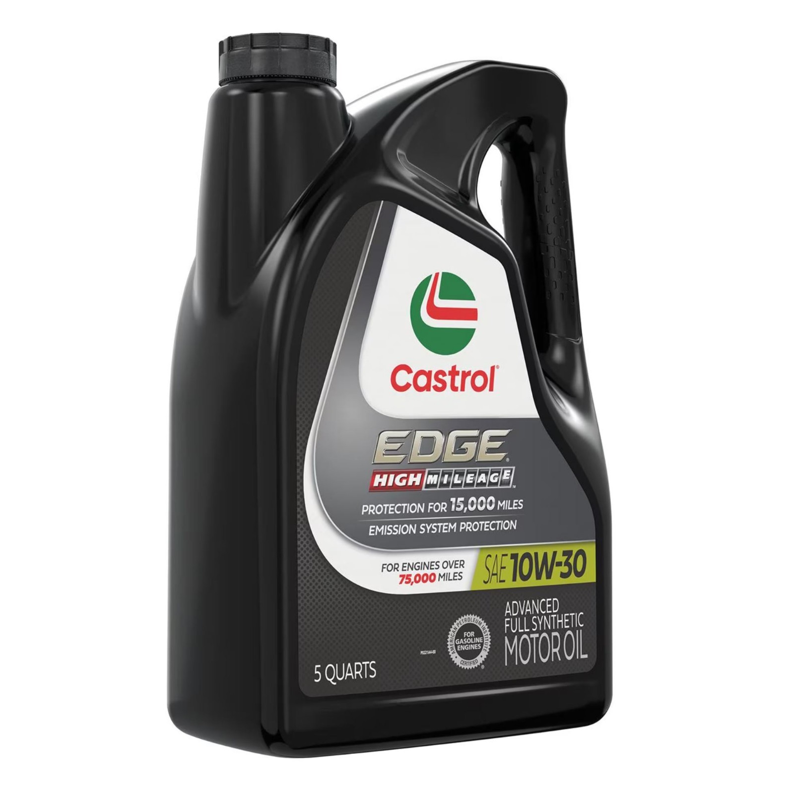 2 Pack Castrol EDGE High Mileage Full Synthetic 10W-30 Engine Oil 5 Quart