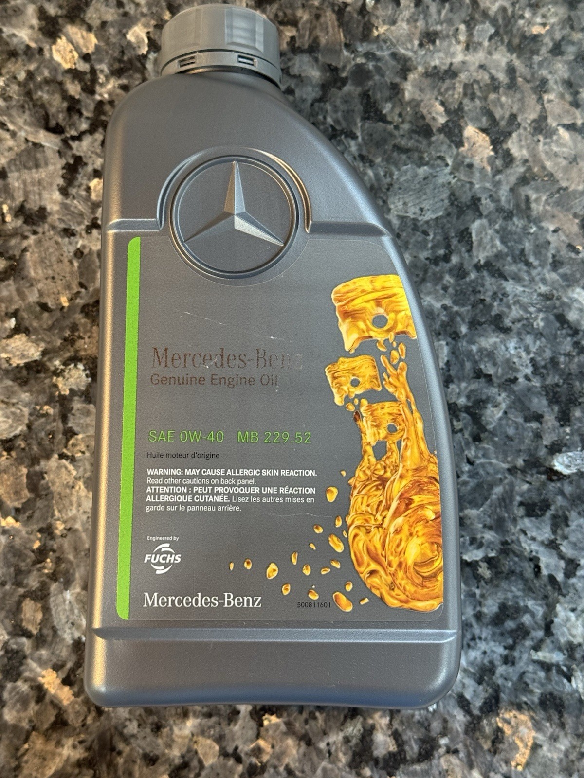 Genuine Mercedes-Benz 229.52 0w-40 Motor oil – 1L – A 000 989 73 10 11