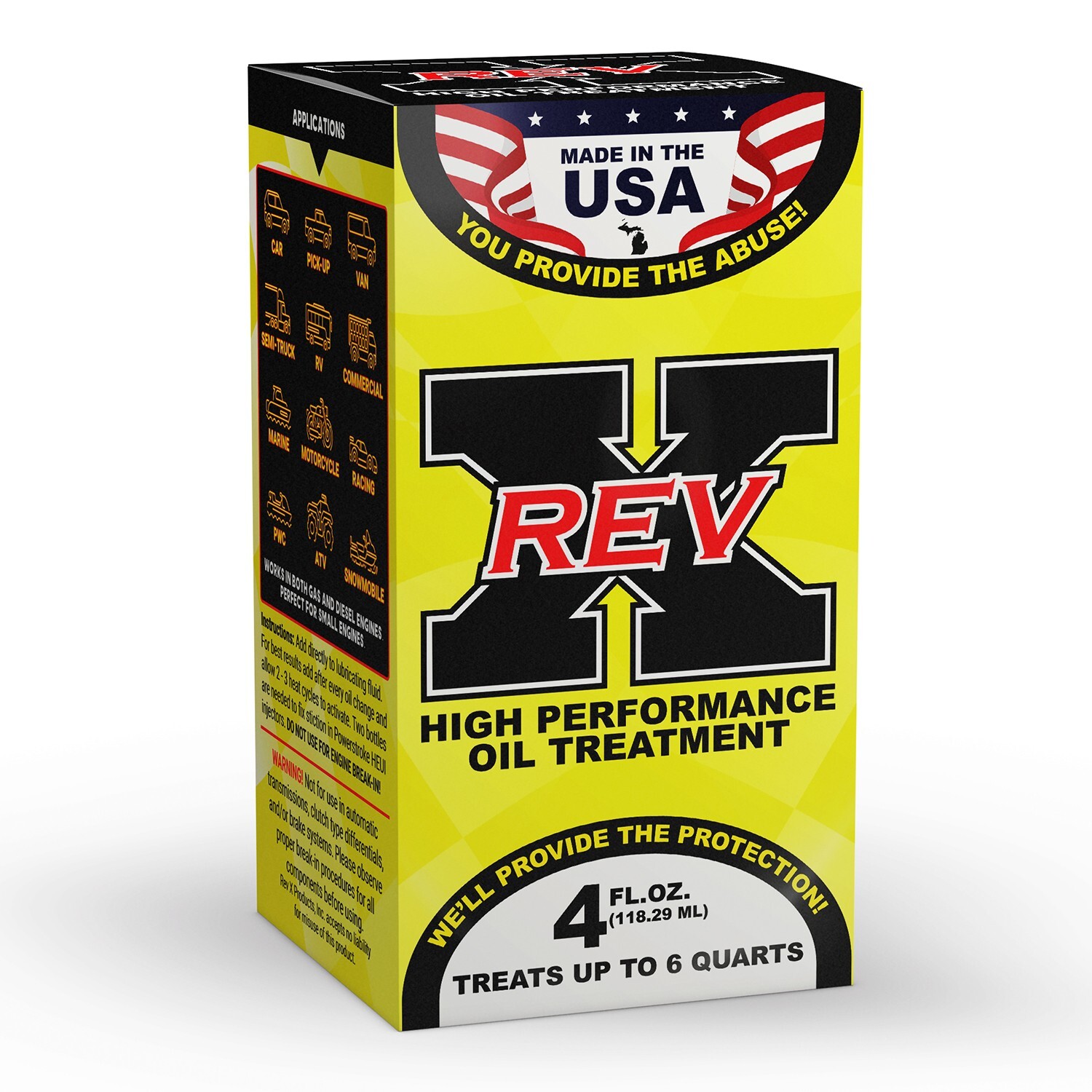 REV X High Performance Oil Treatment (4) – The Powerstroke Stiction Fix Additive