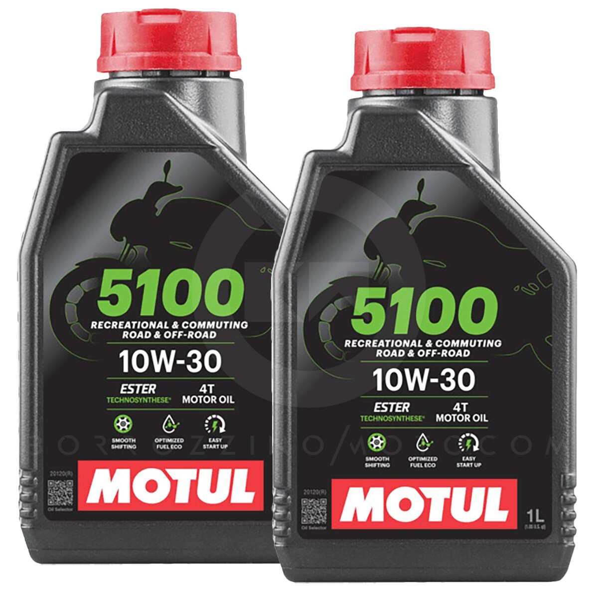2 Litre Motul 5100 10W30 Engine Oil 4 Stroke MA2 Synthetic-X Motorcycle Scooter Honda