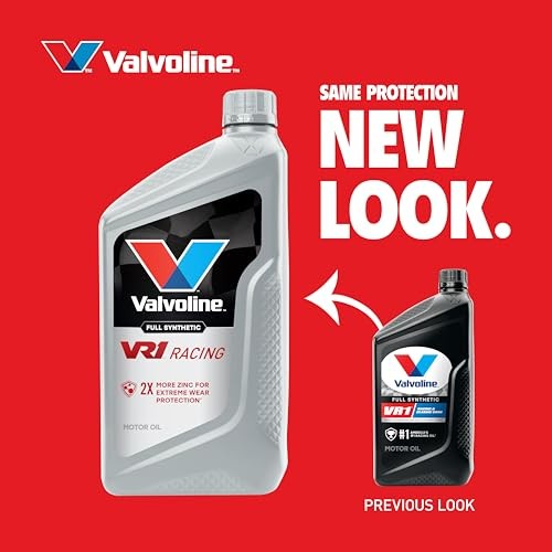 Valvoline VR1 Racing Synthetic SAE 20W-50 Motor Oil 1 QT, Case of 6