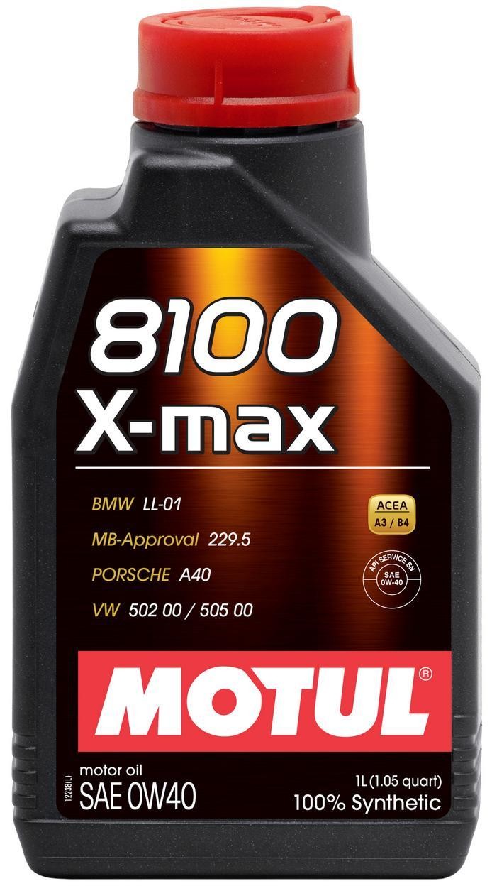 Motul Engine Oil 8100 X-MAX 0W40 12X1L