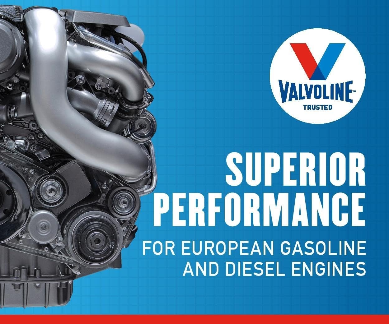 Pack of 2 Full Synthetic 5W-40 Motor Oil for Optimal Care of European Engines