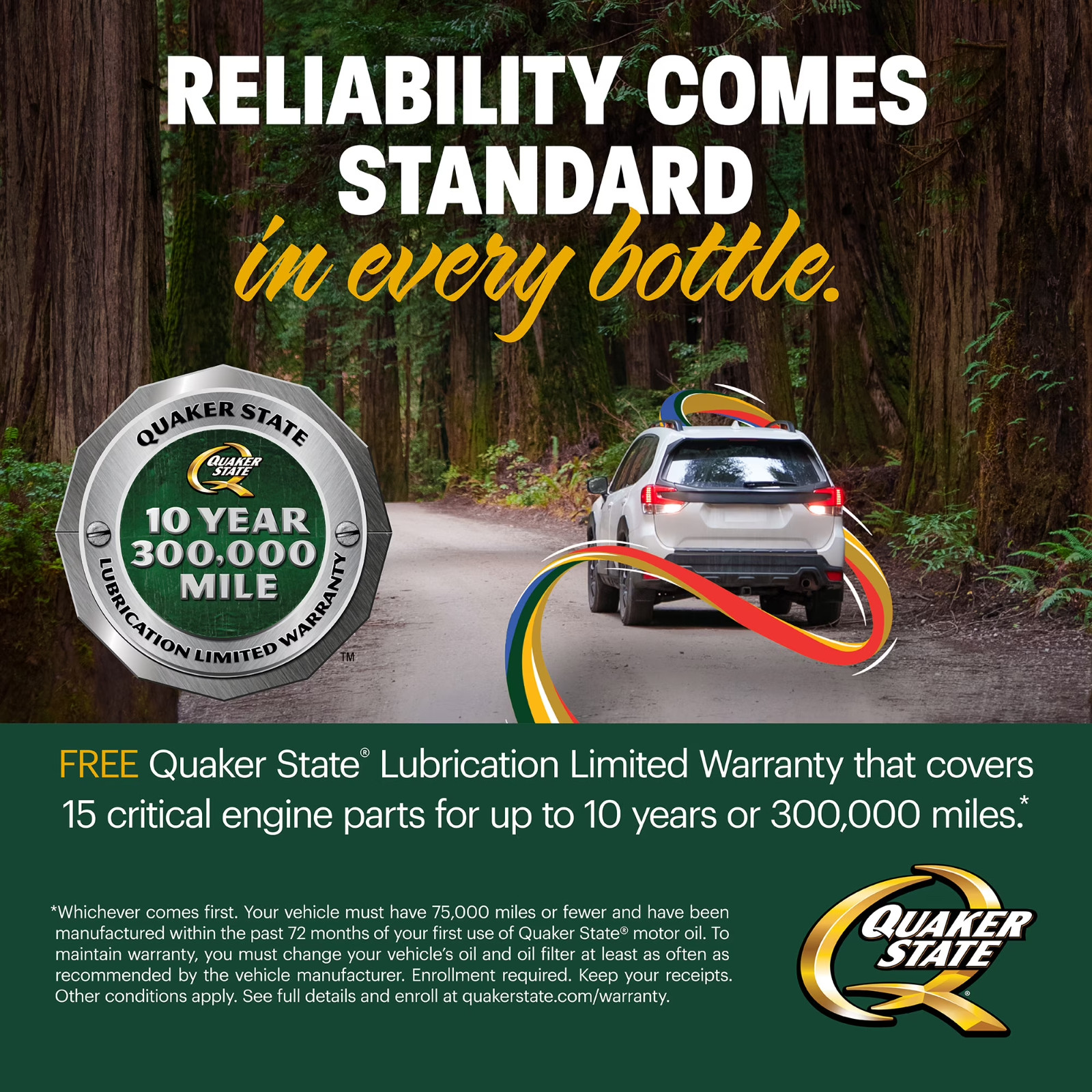 Quaker State Euro Full Synthetic 5W-40 Motor Oil, 5 Quart 2 Packs