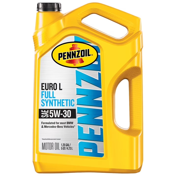 Pennzoil Platinum Euro L 5W-30 Full Synthetic Motor Oil 5 Qt NEW