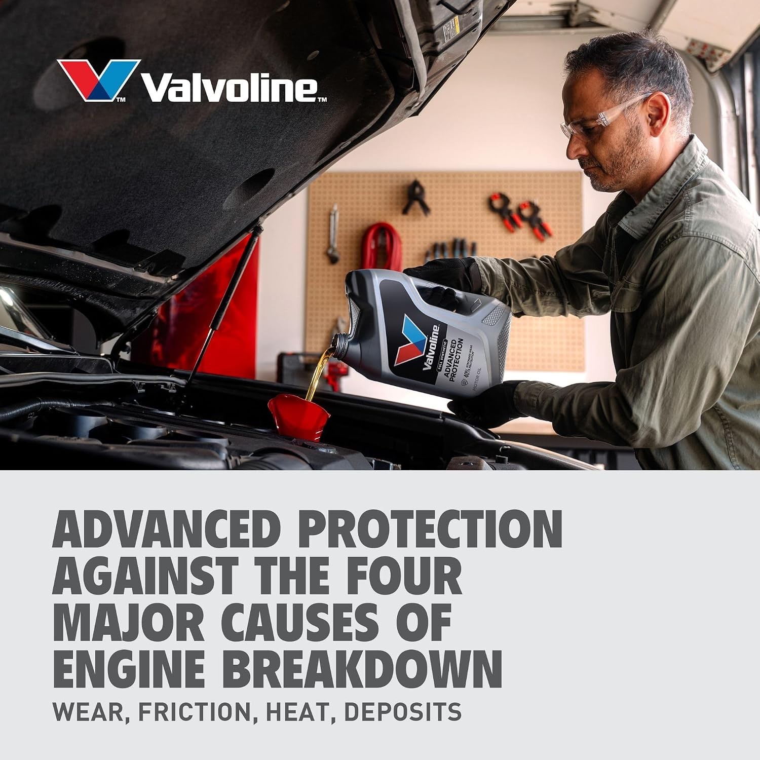 1 QT Advanced 5W-20 Full Synthetic Motor Oil – Enhanced Wear and Heat Defense