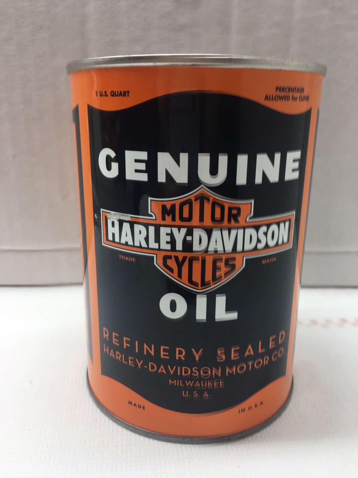 Harley Davidson Genuine 1 QT SAE 20W-50 Oil for Motorcycles Sealed Harley Riders