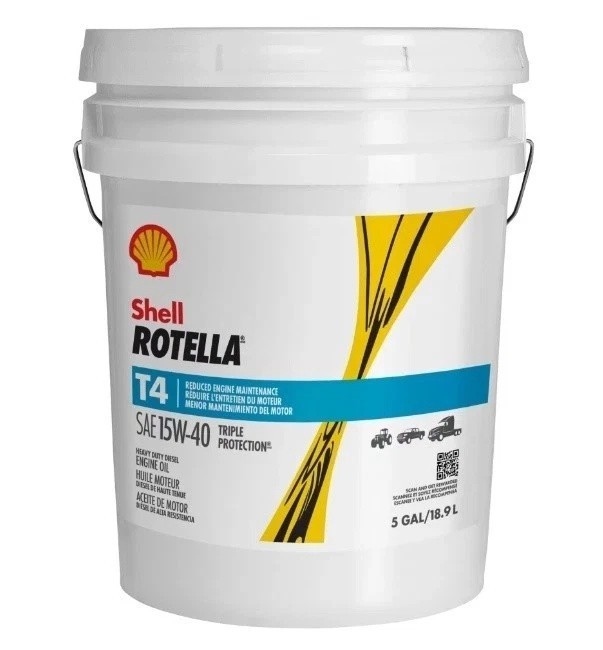 HOT DEAL Shell ROTELLA T4 Triple Protection Diesel Conventional Engine Oil15W-40