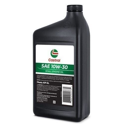 Castrol 215308 SAE 10W-30 Small Engine Oil For 4-Cycle Engines – Case of 12