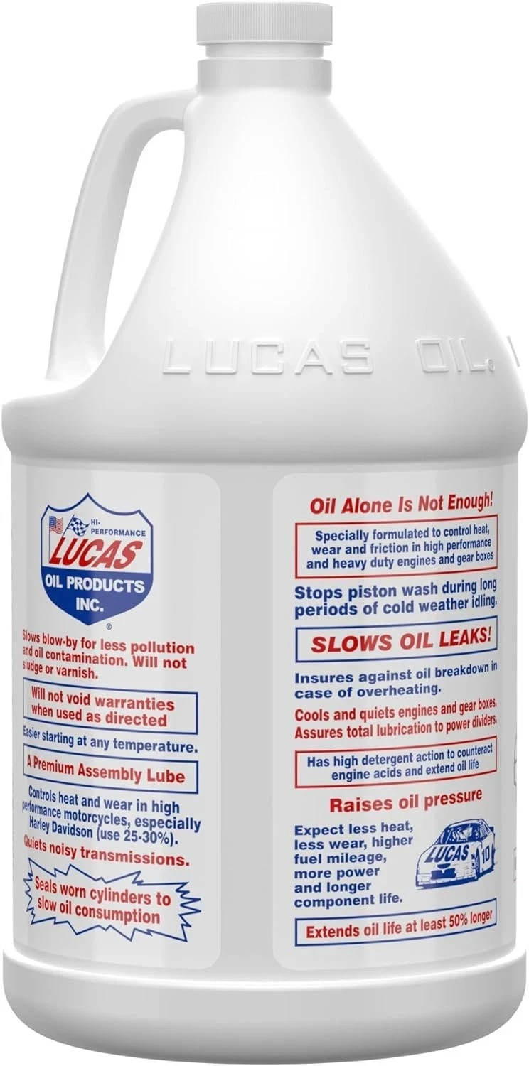 Pack of 4 Lucas Oil 10002 Heavy Duty Oil Stabilizer – 1 Gallon