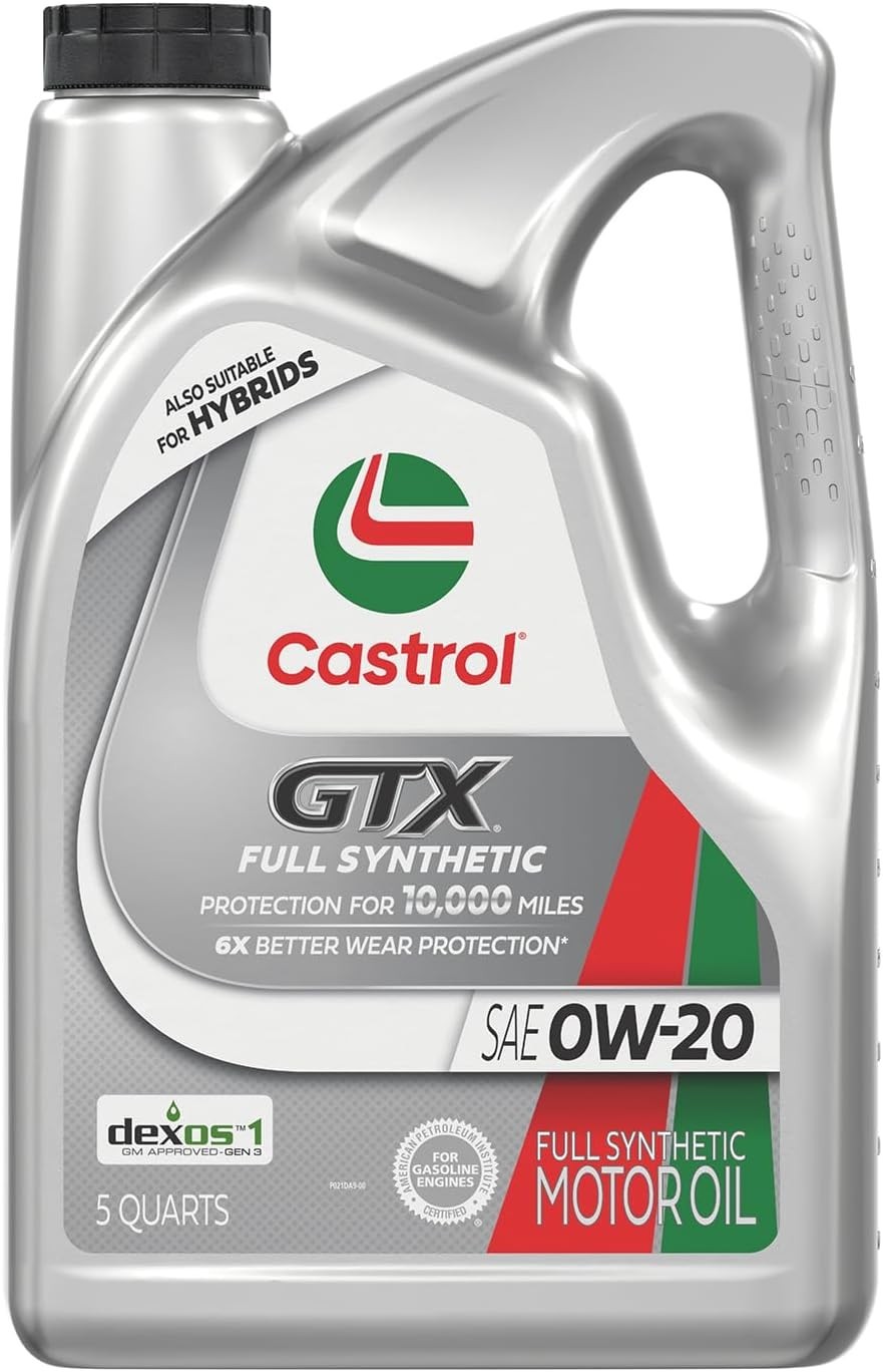 Universal Fit 5 Quarts Full Synthetic Motor Oil 0W-20 for Ultimate Engine Care