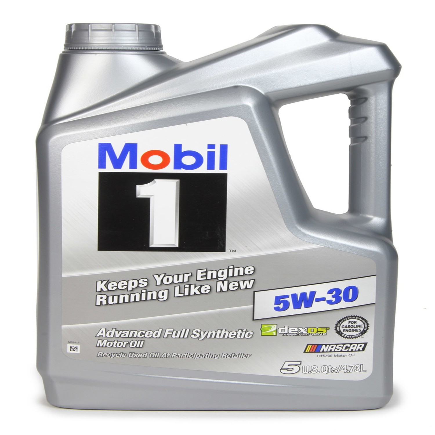 Mobil 1 MOB124317-1, One 5W30 Synthetic Oil 5 Qt. Bottle Dexos Performance Parts