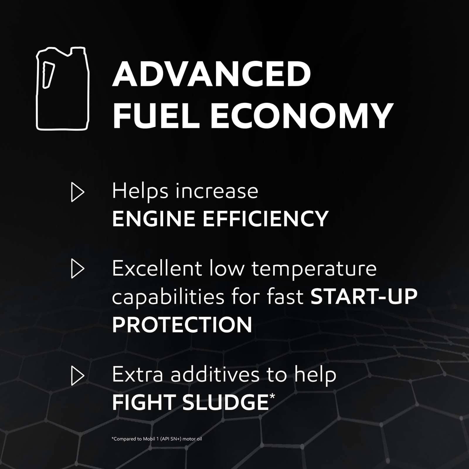 Mobil 1 Advanced Fuel Economy Full Synthetic Motor Oil 0W-30, 5 Quart Motor Oil