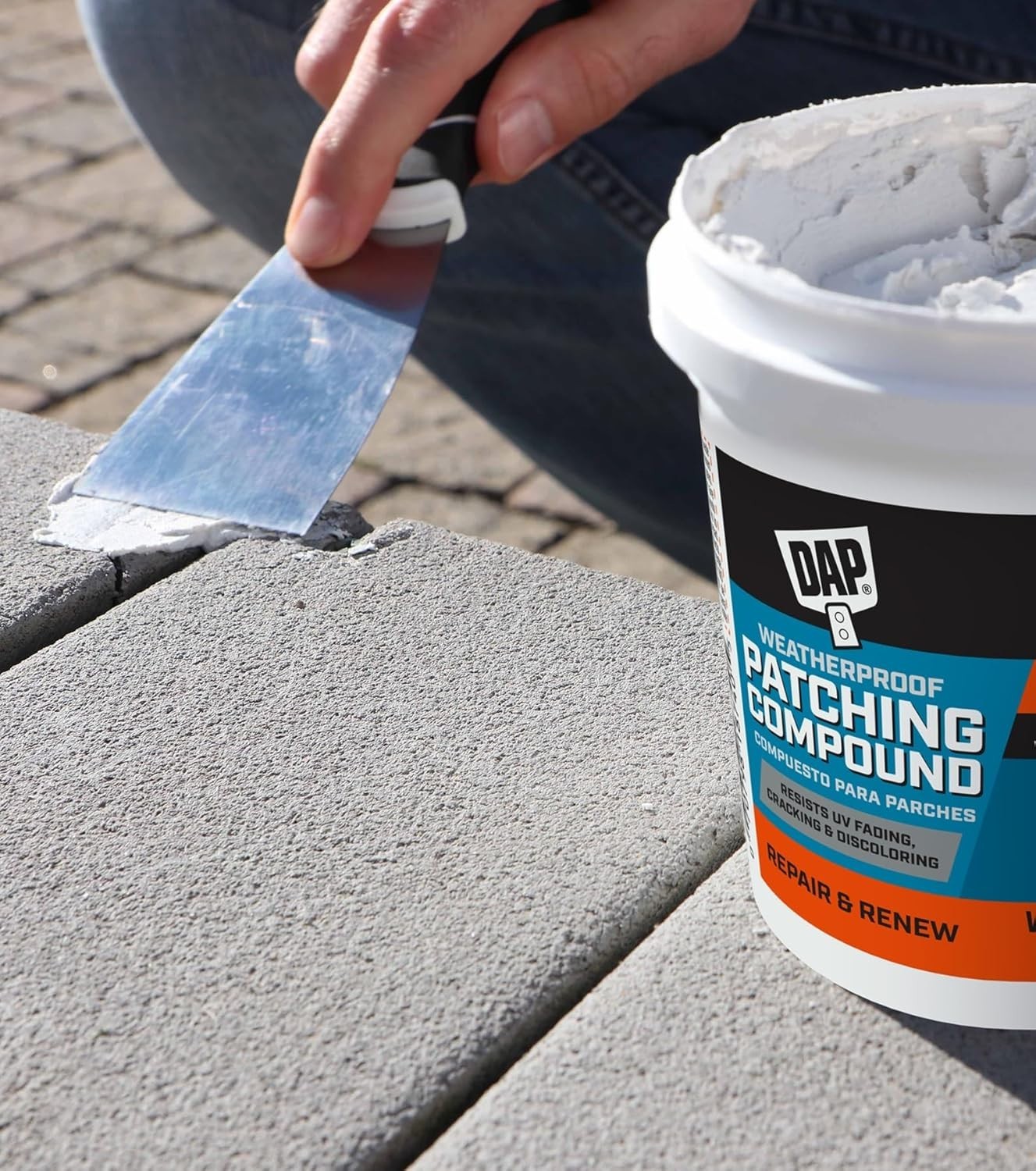 All-Purpose 16 Oz Weatherproof Patching Compound with 24-Hour Rain Ready Feature