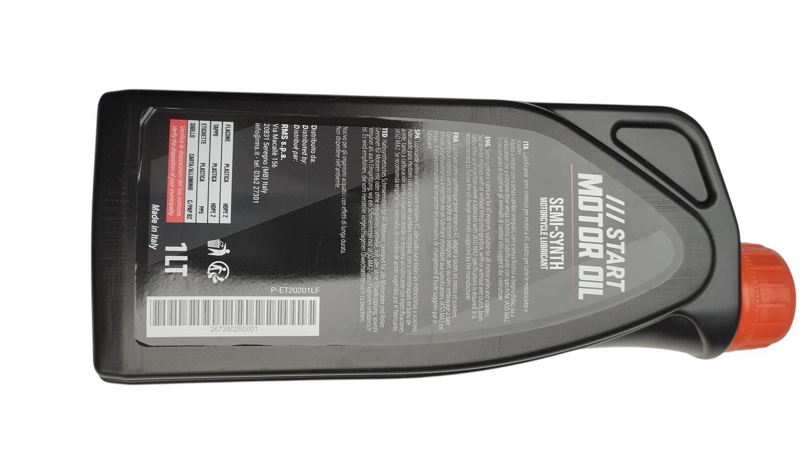 3 Litre Engine Oil 10w40 START Semi-Synthetic Motorcycle Scooter 4-Stroke 10-40 10 40