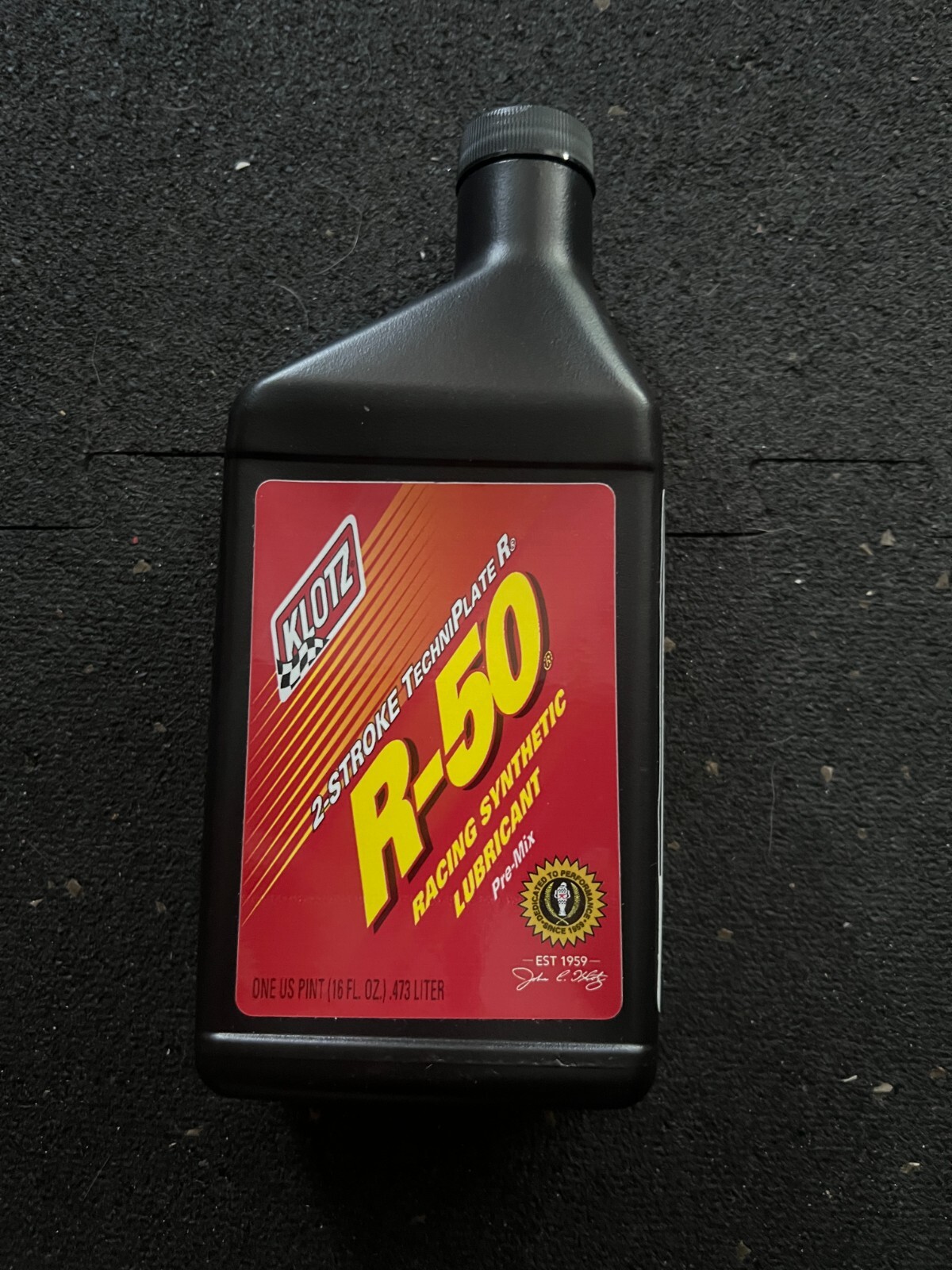 New Klotz R-50 2 Stroke Synthetic Techniplate Oil Motorcycle ATV Pint 16oz Pre