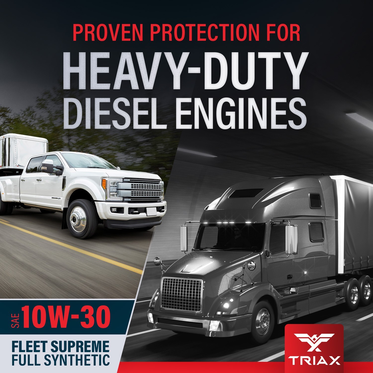 TRIAX Fleet Supreme ESP 10W-30 Full Synthetic CK-4/CJ-4 Motor Oil (1 Gallon)