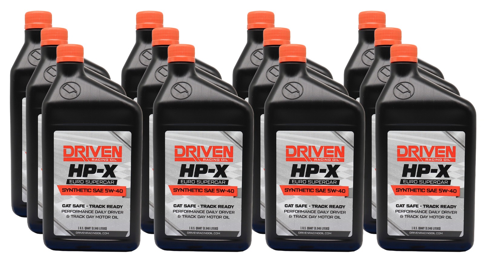 Driven Racing Oil HP-X EURO 5W40 Motor Oil Case 12/Qt