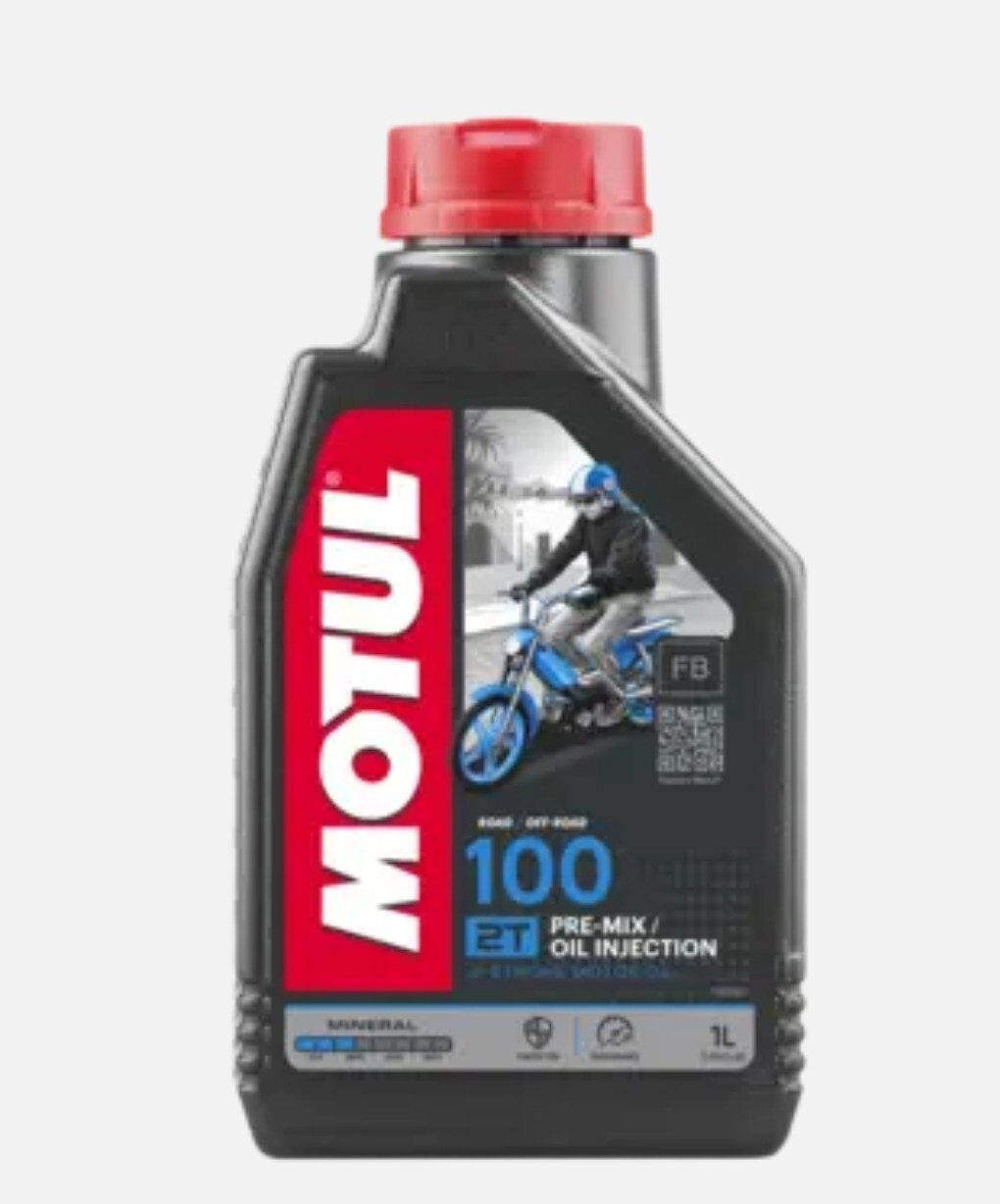 MOTUL 100 MOTOMIX 2T MINERAL BLEND OIL FOR MOTORCYCLE 2 STROKE 1 L