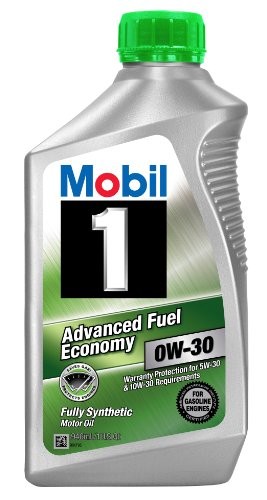 Mobil 1part No. 112746 (Advanced fuel economy) 0W-30 Motor Oil – 1 Quart (Pack o