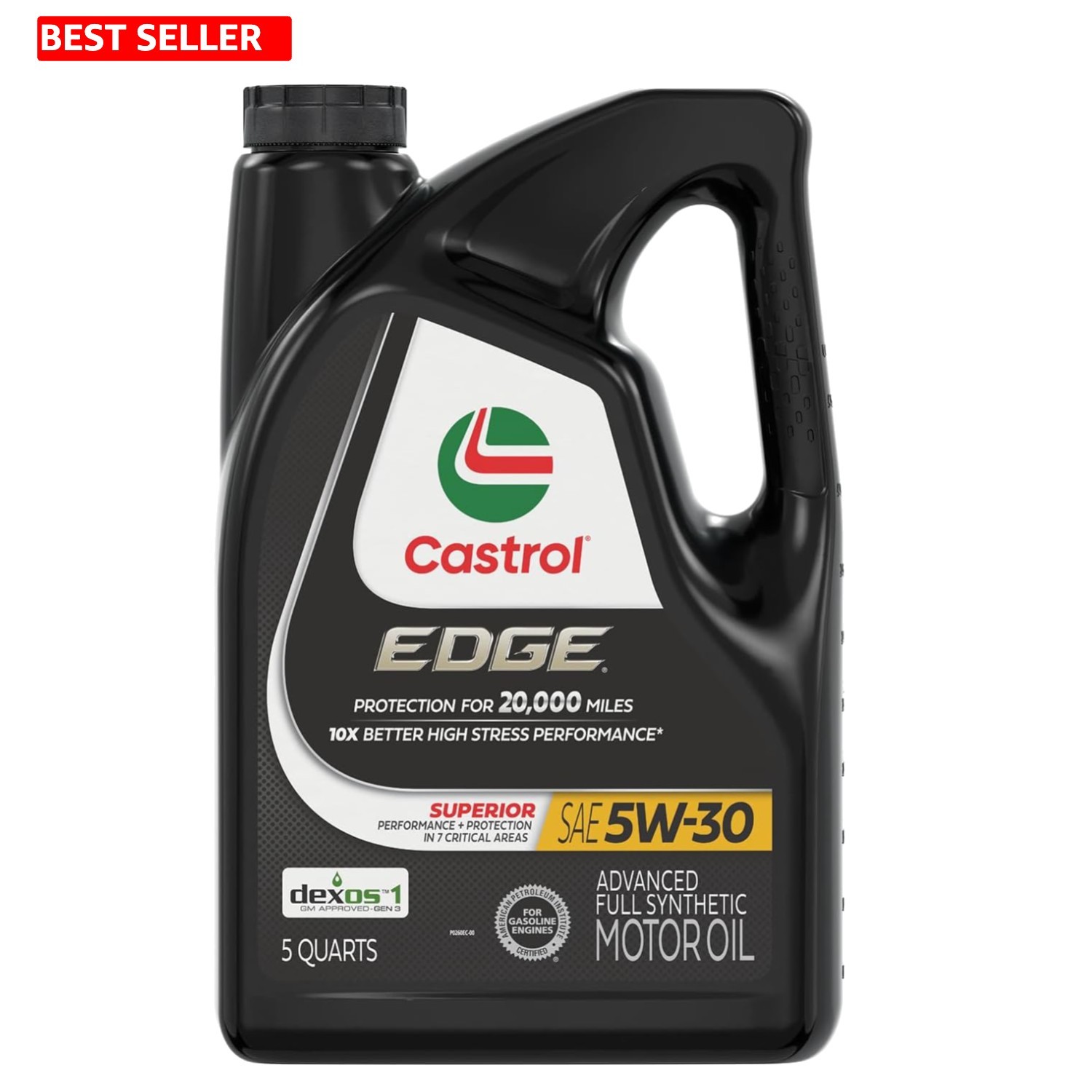 EDGE 5W-30 Advanced Full Synthetic Motor Oil – 5 Quarts for Ultimate Engine Care