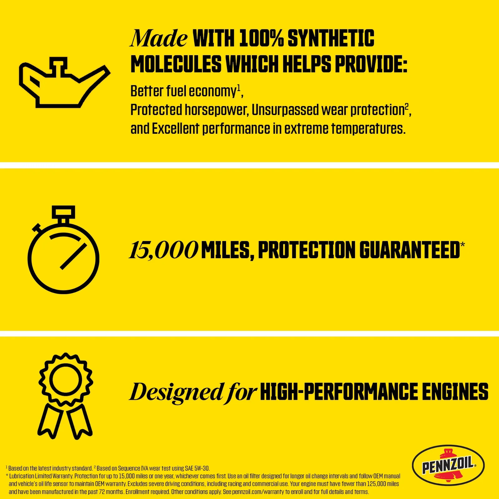 (2 pack) Pennzoil Platinum Euro L Full Synthetic 5W-30 Motor Oil, 5 Quart