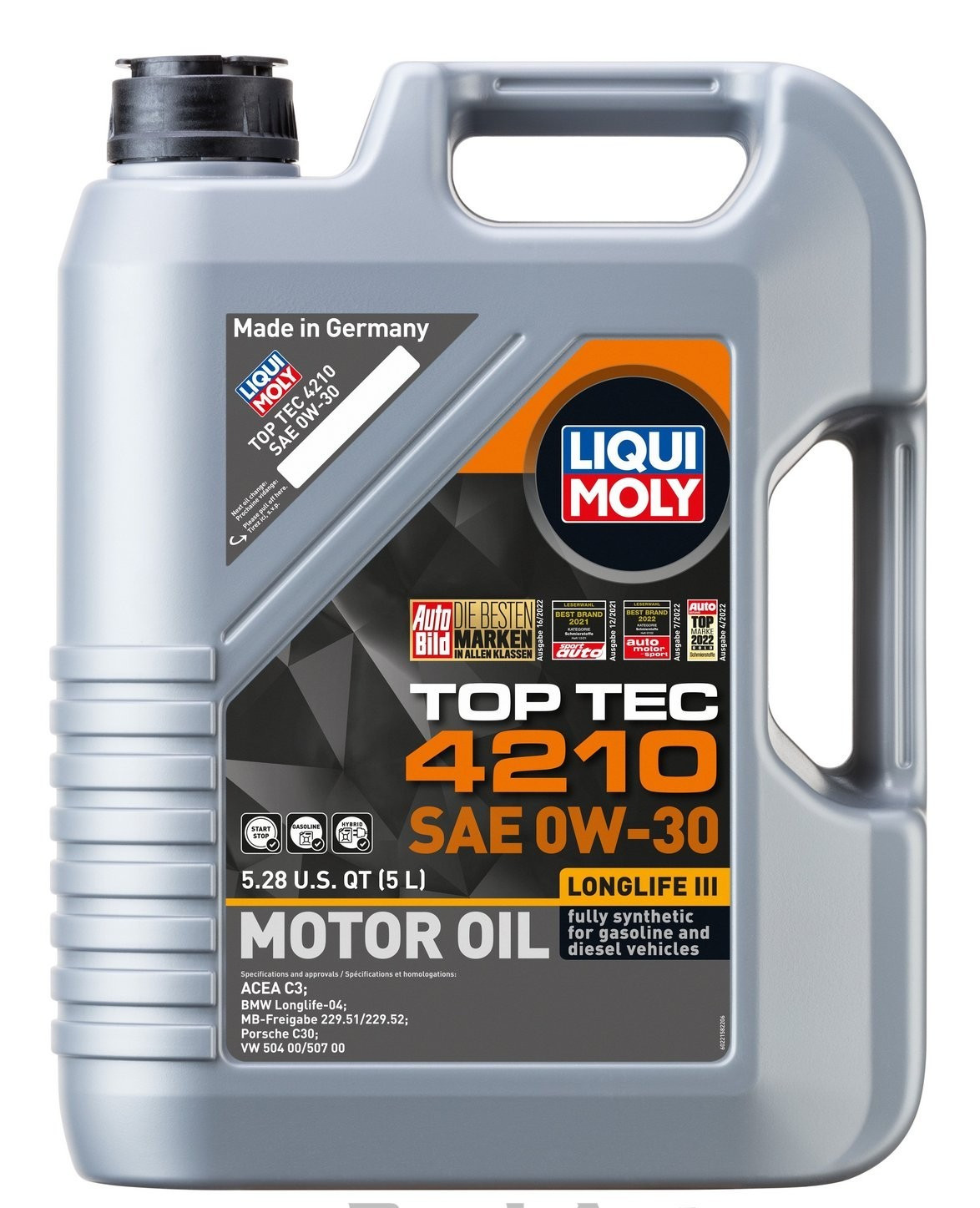 SALE- LIQUI MOLY 22158 Top Tec 4210 0W-30; 5 Liter
