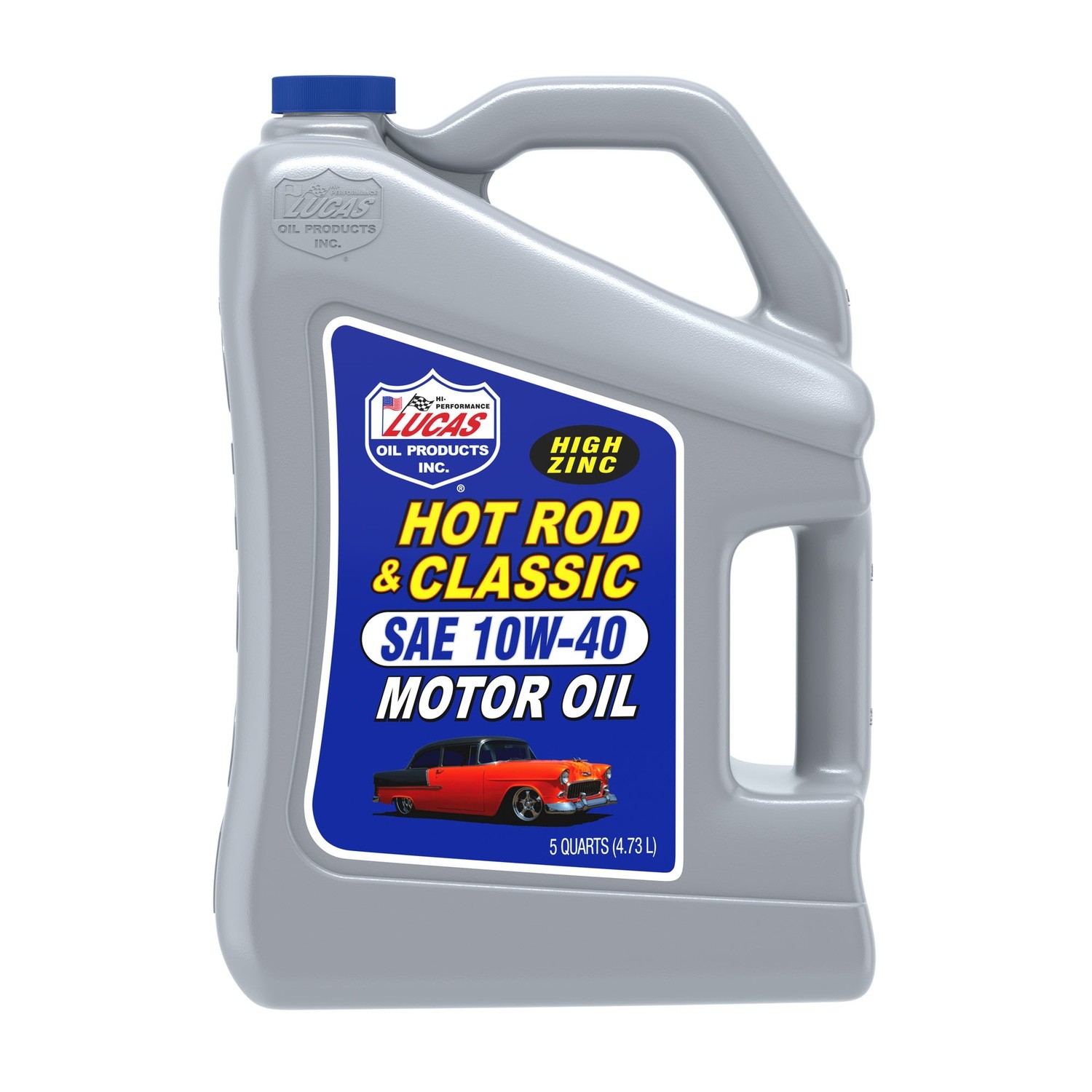 Lucas Oil LUC10683, One 10W40 Petroleum Oil 5Qt Jug Performance Racing Parts