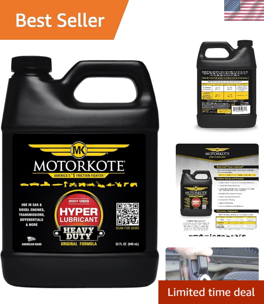 32oz Engine Treatment to Reduce Friction & Improve Horsepower – Hyper Lubricant