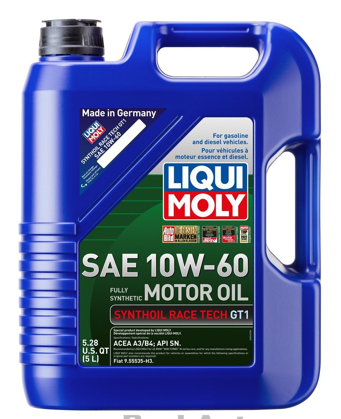SALE- LIQUI MOLY 2024 Synthoil Race Tech GT1 10W-60; 5 Liter
