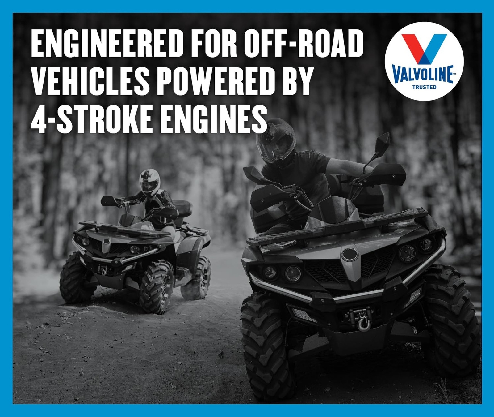 Valvoline 4-Stroke ATV/UTV SAE 10W-40 Motor Oil 1 QT, Case of 6