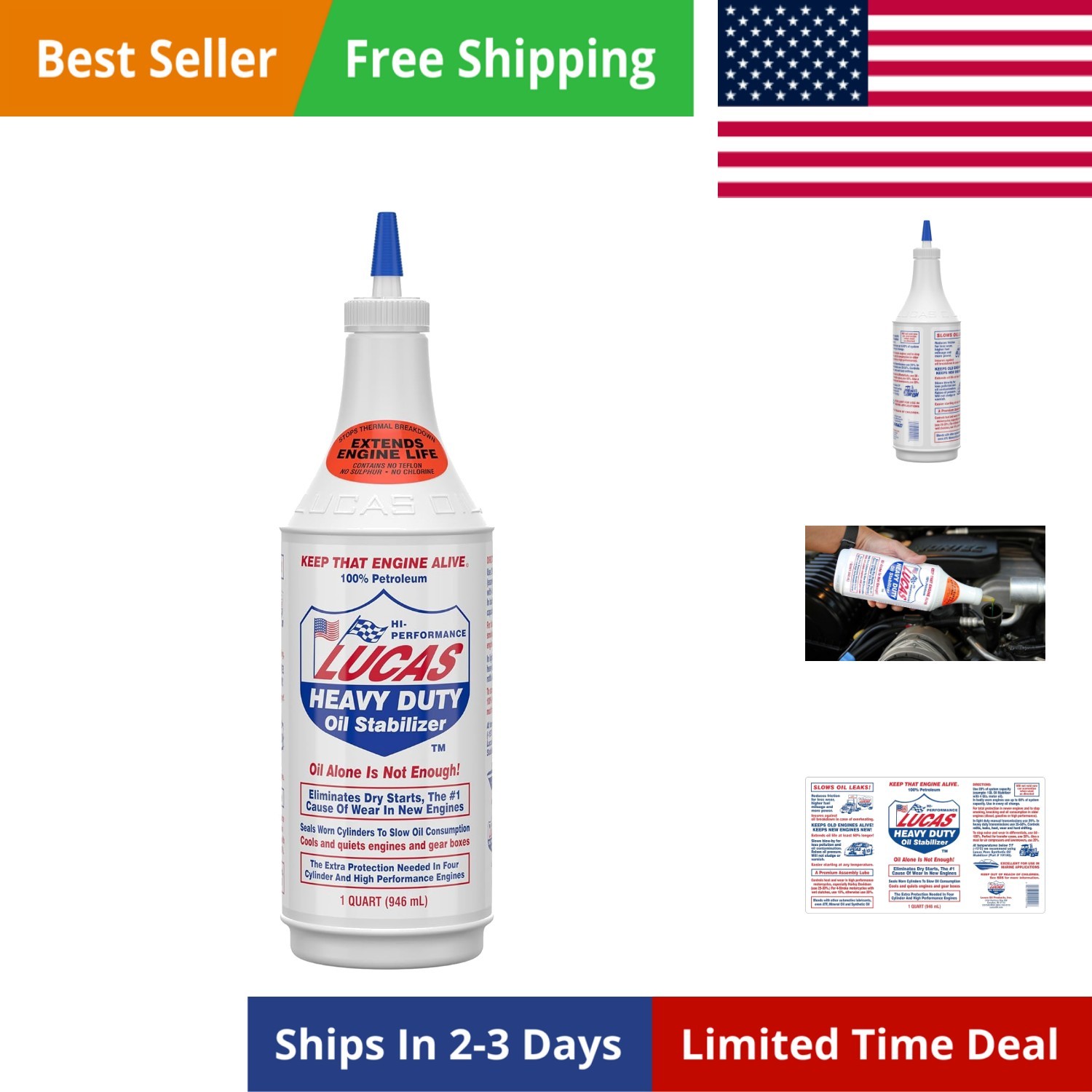 10001 Heavy Duty Oil Stabilizer – 1 Quart