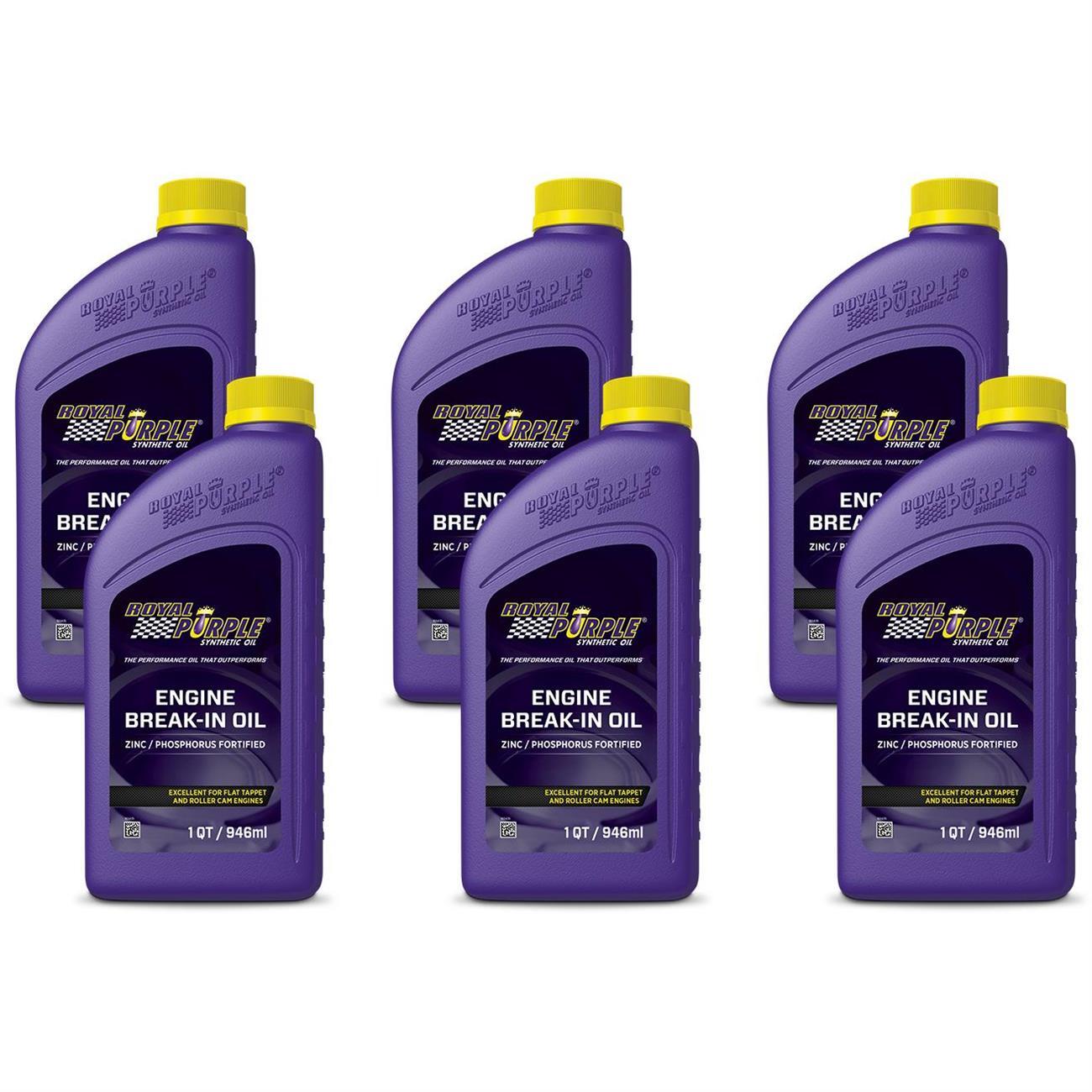 Royal Purple 10W30 Break-In Oil, 6 Quart Case