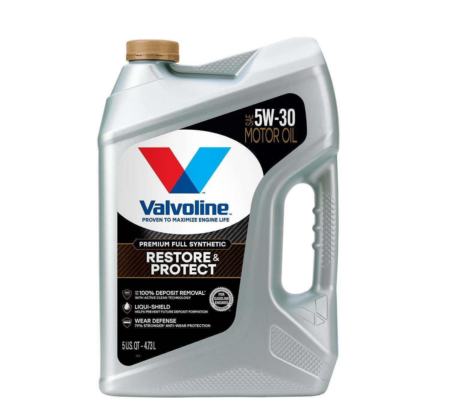 3 PACK Valvoline Restore & Protect Full Synthetic SAE 5W-30; 5 Quart