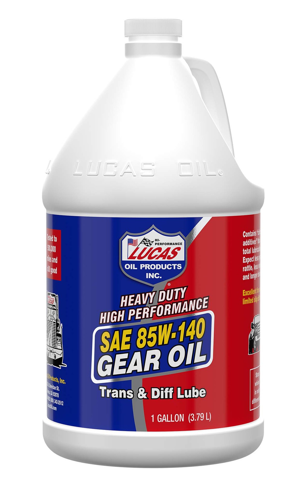 10045 Heavy Duty SAE 85W140 Gear Oil 1 Gallon Lubricant API GL5 Formula