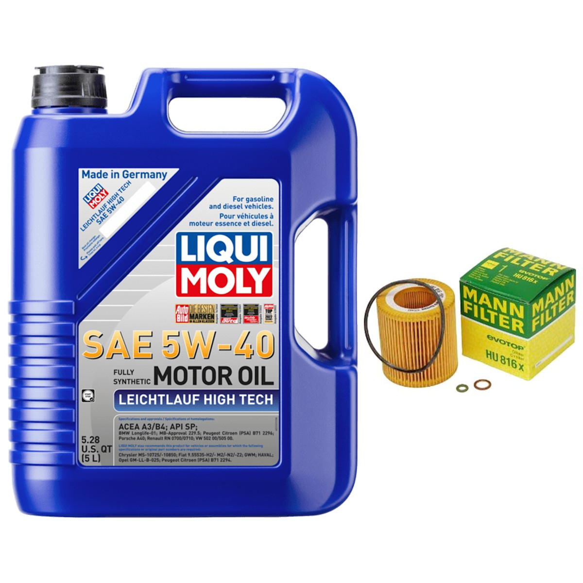 KIT-070224-248 Liqui Moly Motor Oil Sedan for BMW X4 X5 X3 328i GT xDrive 428i