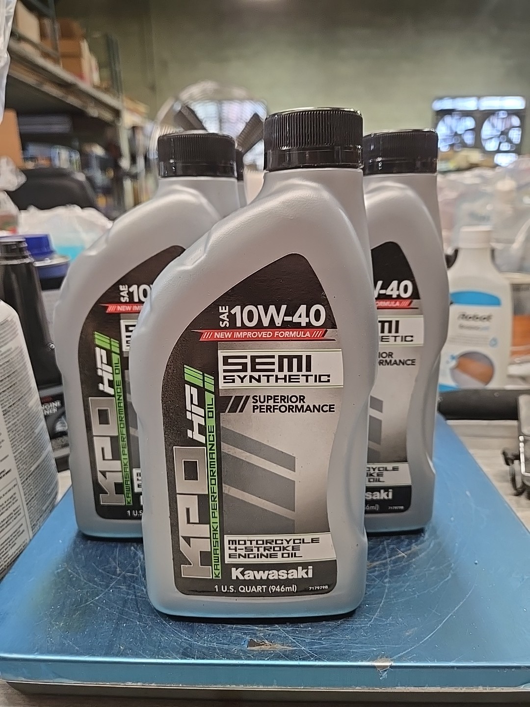 Kawasaki KPO K61021-300-01Q SAE 10W-40 Semi Synthetic 4-Stroke Engine Oil- 5Qts