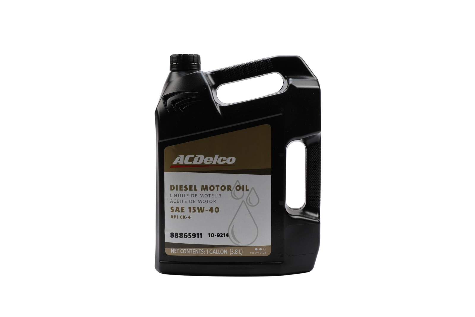 ACDelco Gold 10-9214 15W-40 CK-4 Diesel Motor Oil – 1 gal 1