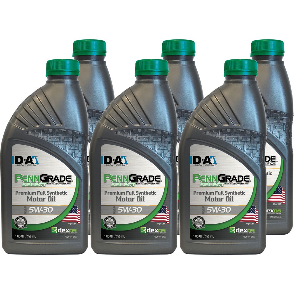 PennGrade 61516, PennGrade Select Full Synthetic Engine Oil, 5W30, 6 Quarts