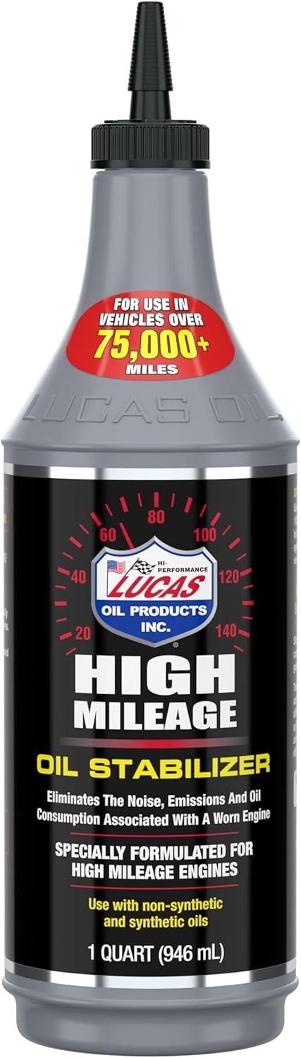 Lucas Oil 10118 High Mileage Oil Stabilizer 1 Quart