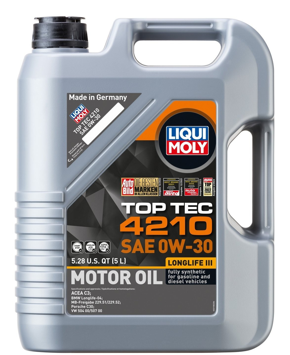 SALE- LIQUI MOLY 22158 Top Tec 4210 0W-30; 5 Liter