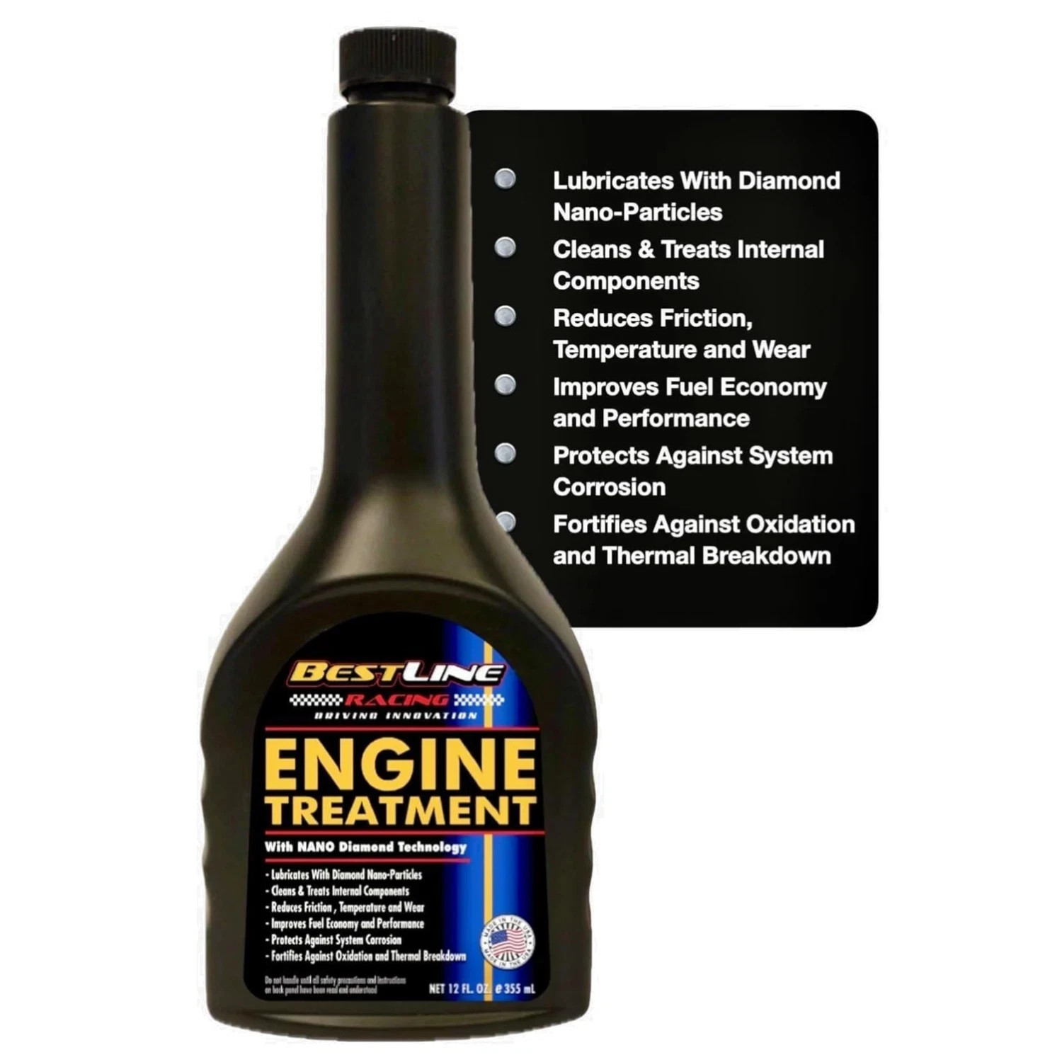 BestLine Racing – Engine Oil Additive for all Gas & Diesel Engines – Reduces …