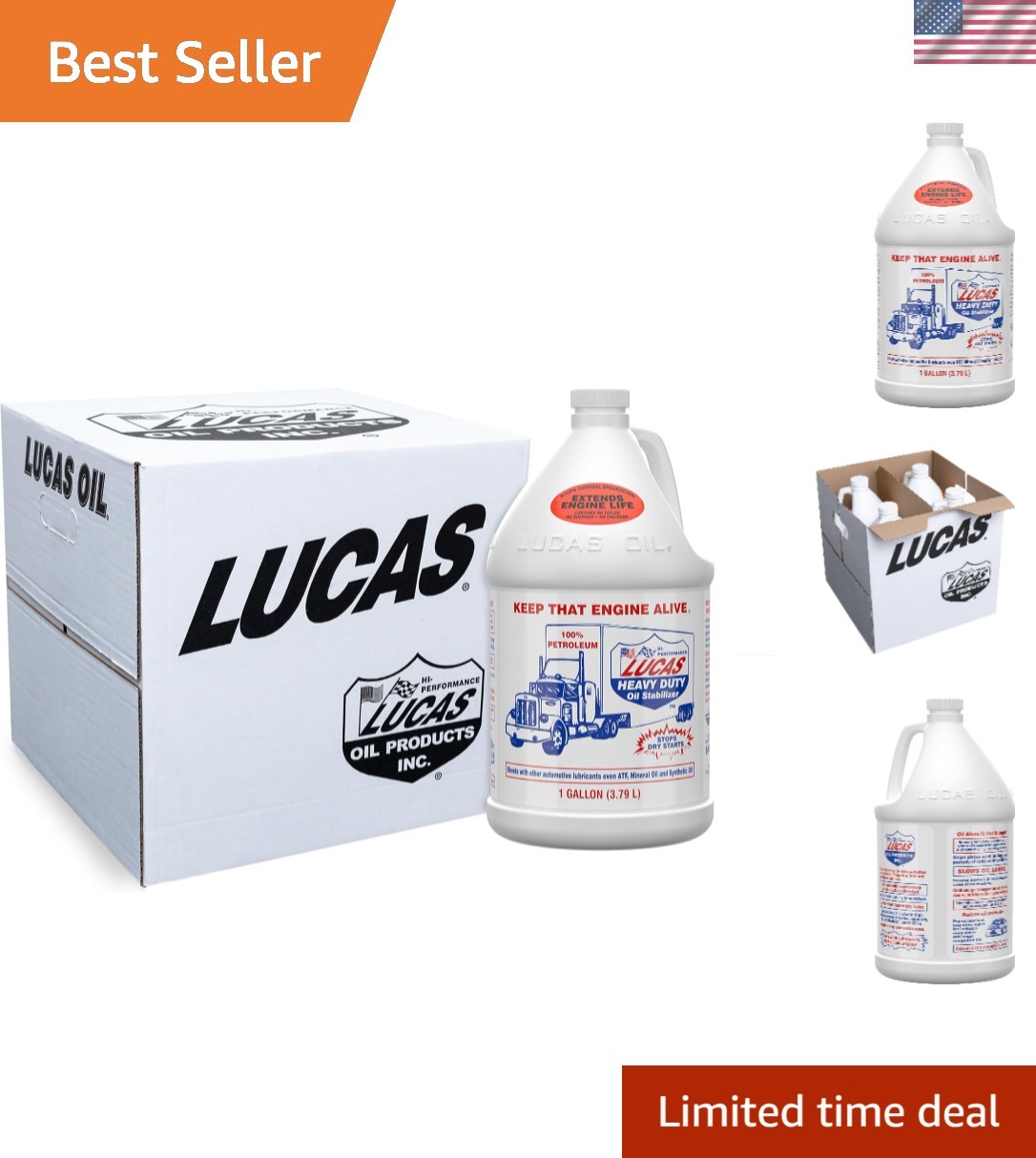 10002 Heavy Duty Oil Stabilizer – 1 Gallon Pack of 4