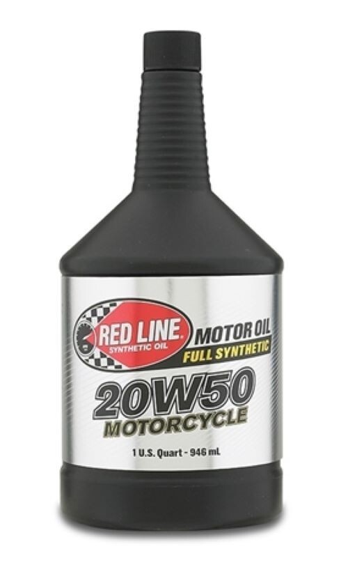 Red Line 42504 20W50 Synthetic Motorcycle Oil – 4 Quarts