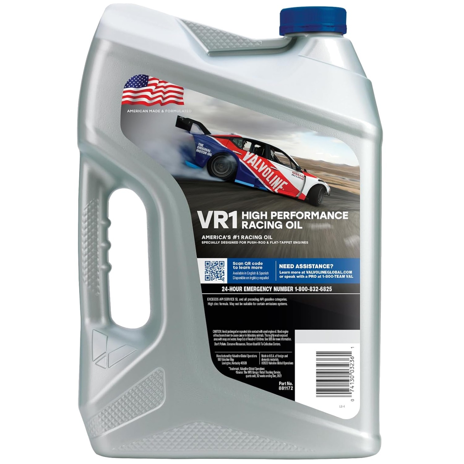 VR1 Racing Oil for High-Compression Engines