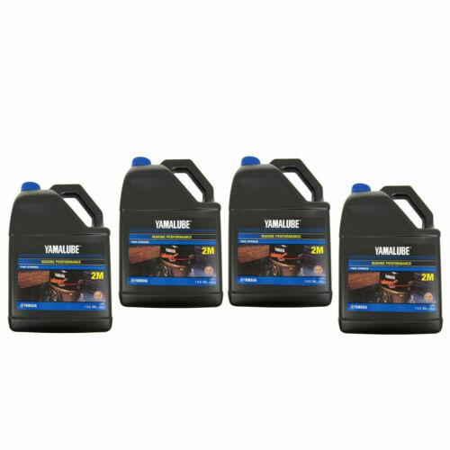 x4 Yamalube Genuine Oil 1 Gallon 2M Two Stroke outboard motor TC-W3