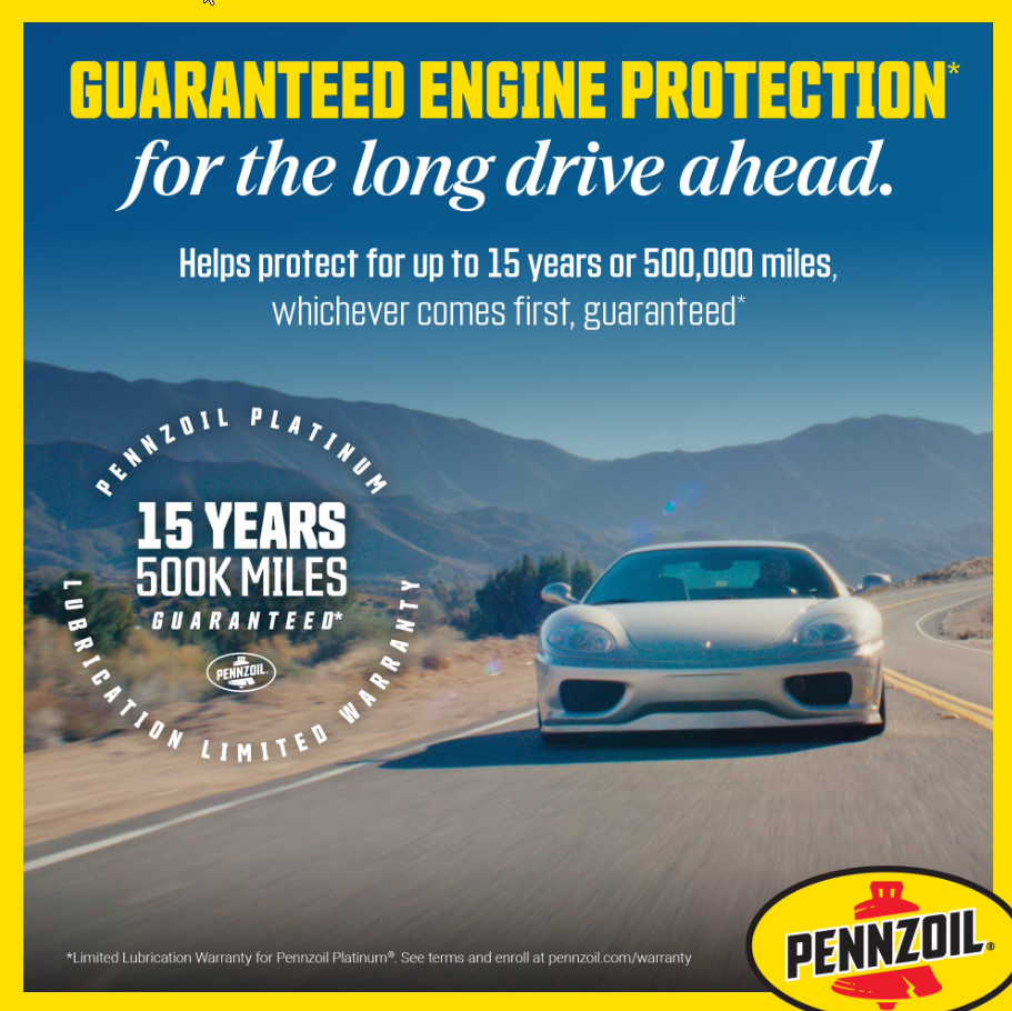 (2 pack) Pennzoil Platinum Full Synthetic 5W-20 Motor Oil, 5-Quart
